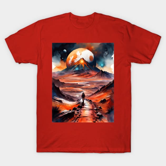 Out of this World - The Path Ahead T-Shirt by Christine aka stine1